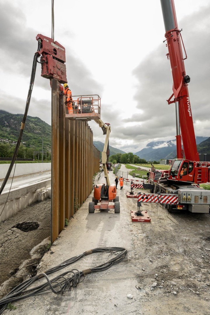 2023 Spezialtiefbau Spundwaende Raron 3